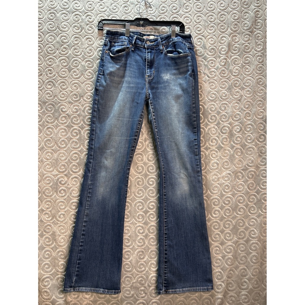 Signature by‎ Levi Strauss Mid Rise Bootcut Jeans Dark Wash Denim **READ**